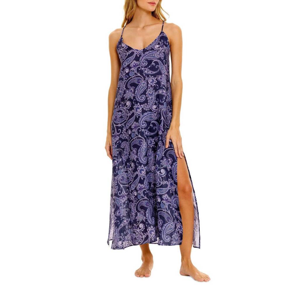 NEW THE LAZY POET frida syrus dress in blue